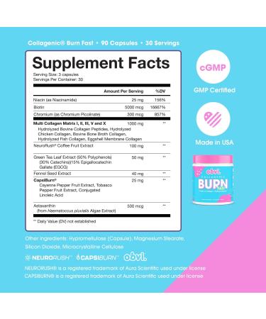 Obvi Burn Box Bundle 24-Hour Support System with 5 Types of Collagen for Wellness Recovery and Vitality Hydrolyzed Collagen Peptides Green Tea Extract and Ashwagandha for Overall Health - Buy Online on GoSupps.com