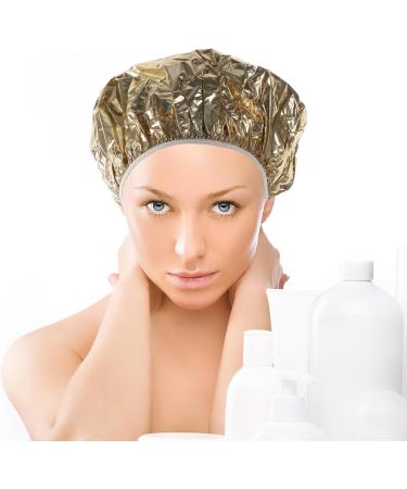 TEHAUX Lot de 4 Bonnets en Aluminium pour Soin Profond des Cheveux Chapeaux de Coloration et Thermique Taille 28 CM 2 Argent s et 2 Dor s Adapt s Salon de Coiffure et Usage Spa - Buy Online on GoSupps.com