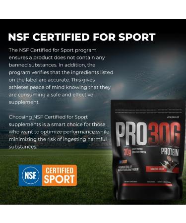 ATHLEAN-X PRO-30G Premium Whey Protein Isolate Powder Cookies and Cream Gluten-Free Low Sugar 30g of High Protein Powder for Muscle Recovery & Growth Cookies and Cream 2.78 Pound (Pack of 1) - Buy Online on GoSupps.com