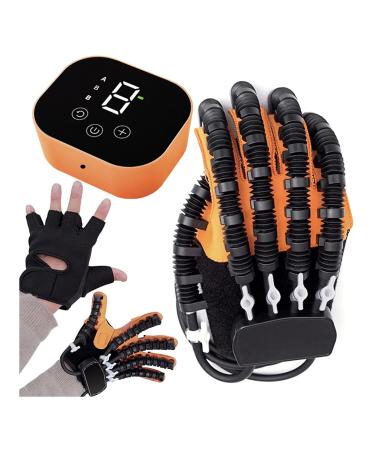 Robotic Gloves for Stroke Treatment Aid Hand Rehabilitation Training Glove Exerciser for Stroke Patient Portable Equipment for Hand Exercise and Therapy right hand Large