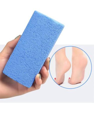 Foam Glass Callus Remover Pumice Stone Dead Skin Removal Soften Feet Portable Design for Professional Foot Care with Hygienic Foot Exfoliation Tool (Blue) - Buy Online on GoSupps.com