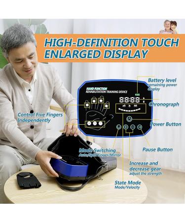 Rehabilitation Robot Gloves 5 Fingers are Trained Individually Hand Dysfunction Patient Training Device Stroke Hemiplegia Finger Training Orthosis(Size:L Size Color:Right Hand) L size right hand - Buy Online on GoSupps.com