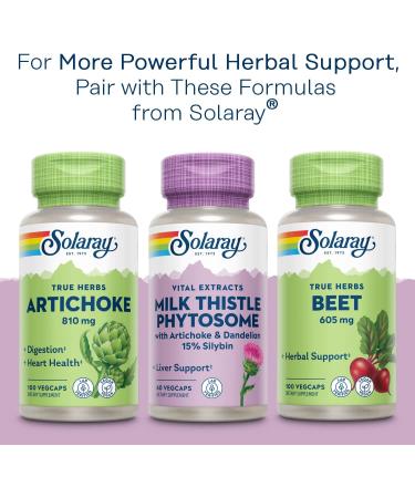 Solaray Milk Thistle Seed Extract 350 mg â€“ 60 Vegan Capsules for Liver Support - Buy Online on GoSupps.com
