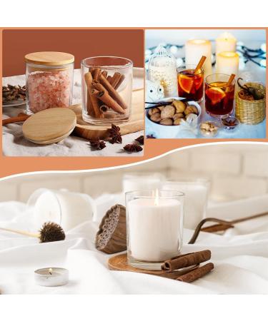 Daofary 6oz Glass Candle Jars - 20 Pack with Lids, Wicks, Stickers, and Metal Centering Devices - Buy Online on GoSupps.com