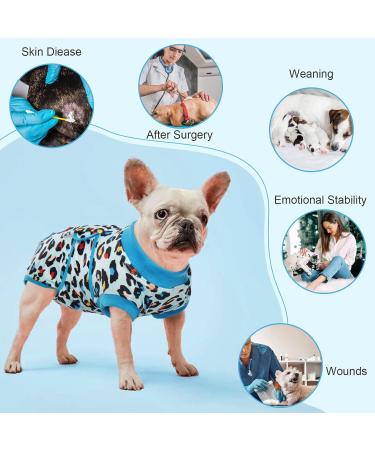 Kuoser Dog Body Suit for Post-Op Care | Breathable & Anti-Lick for Male & Female Dogs | Light Blue E-Collar Alternative - Buy Online on GoSupps.com