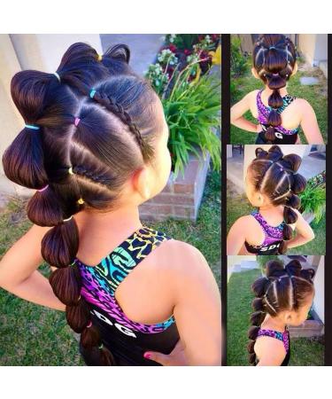 1000Pcs Small Elastic Rubber Hair Bands Set with Loop Styling Tool for Girls and Women - Includes 2 Topsy Hair Tail Tools, 1 Rattail Comb, and 5 Duckbill Clips - Braids Accessories Type 20 - Buy Online on GoSupps.com