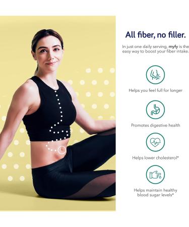 MyFy Natural Prebiotic Fiber Supplement Powder - 10.6oz (60 Servings) | Clear Soluble Digestive Support for Gut Health & Regularity | Non-GMO, Taste-Free, Sugar-Free, Gluten-Free - Buy Online on GoSupps.com