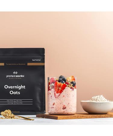 THE PROTEIN WORKS Overnight Oats | High Protein Breakfast | Low Sugar Snack | Low GI Oats | - Buy Online on GoSupps.com