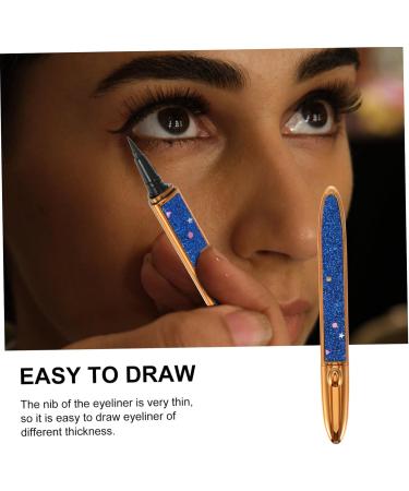 Healeved 3pcs Self Adhesive Mascara Non Magnetic Eyeliner Diamond Liquid Eyeliner Lash Tool Plastic Blue 1 count (Pack of 1) Bluex3pcs - Buy Online on GoSupps.com
