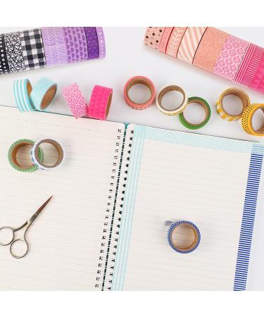 50 Rolls Washi Tape Set - Pink Decorative Adhesive Tape for Scrapbooking, Arts, Crafts, Journals, Planners - 250yd Total - 5yd per Roll - Buy Online on GoSupps.com