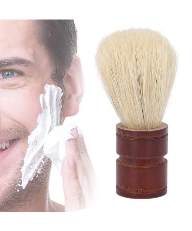 Men's Beard & Hair Razor Brush | Wooden Handle Mustache Styling & Foaming Facial Cleaning Brush - Perfect Valentine's Day Gifts - Buy Online on GoSupps.com