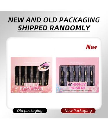 Eye Pencil Long-Lasting Waterproof 6 Pieces Makeup Highlighter for Cosmetics Beauty and Personal Care for Girls and Women - Buy Online on GoSupps.com