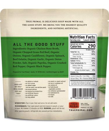 True Primal Savory Wedding Organic Soup 8-Pack: Buy Online Now - Buy Online on GoSupps.com