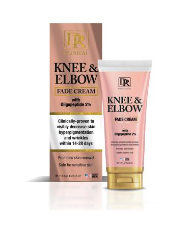 Daggett & Ramsdell Knee and Elbow Fade Cream with Oligopeptide 2% 4 oz. - Hyperpigmentation and Wrinkle Treatment Safe for Sensitive Skin