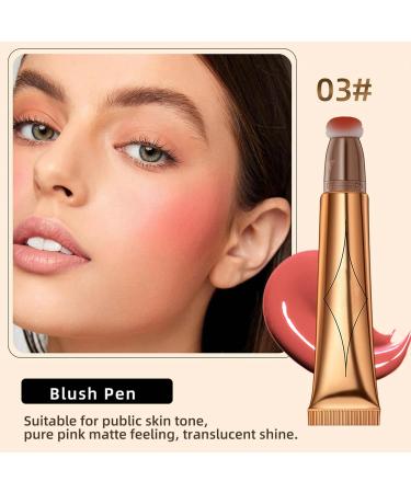 Contouring Makeup Contour Liquid Beauty Wand Liquid Bronzer 3 in 1 Makeup Highlighter Stick 3 in 1 Contouring Pen Highlighter and Stick Face Blush with Cushion Applicator - Buy Online on GoSupps.com