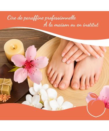 Cire de paraffine Maxi Pack 6 blocs de 400 g (2 4 kg) parfum p che hydratante sans effet gras id ale pour bains mains et pieds soulagement arthrite p dicure P che - Buy Online on GoSupps.com