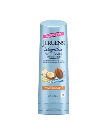 Jergens Wet Skin Body Moisturizer with Restoring Argan Oil 10 Ounces