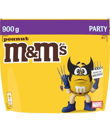 M&M'S PEANUT - Bonbons Chocolat au Lait & Cacahu tes - Sachet de 900 gr Chocolat au lait cacahu tes 900 g (Lot de 1)