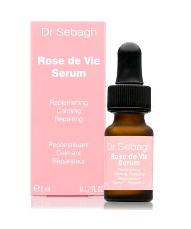 Dr Sebagh Rose de Vie Serum - 0.17 fl oz - Award-Winning Nourishing Anti-Aging Formula - Use with Dry Mature or Sensitive Skin - Designed to Soothe Redness & Irritation - Regenerating & Invigorating