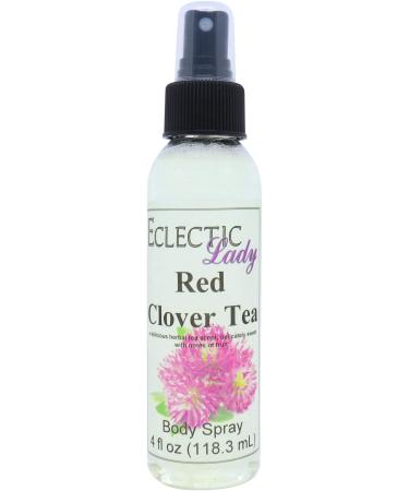 Red Clover Tea Body Spray 4 ounces Body Mist for Women with Clean Light & Gentle Fragrance Long Lasting Perfume with Comforting Scent for Men & Women Cologne with Soft Subtle Aroma For Daily Use 4 Fluid Ounces