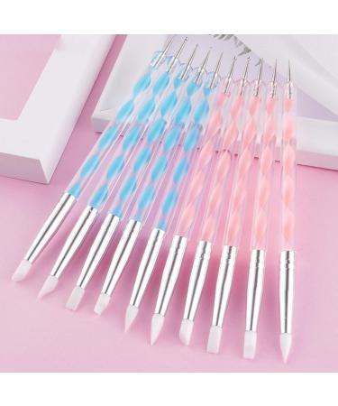 5pcs Nail Art Painting Brushes & Dotting Tools - DIY Manicure Pens for Professional Results | International Shipping Available - Buy Online on GoSupps.com
