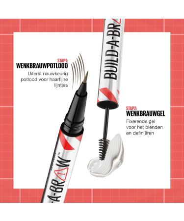 Maybelline New York Crayon sourcils 2 en 1 avec gel pour des sourcils pleins et d finis tenue jusqu' 24 heures pas de bavures formule v g talienne n 250 blond - Buy Online on GoSupps.com