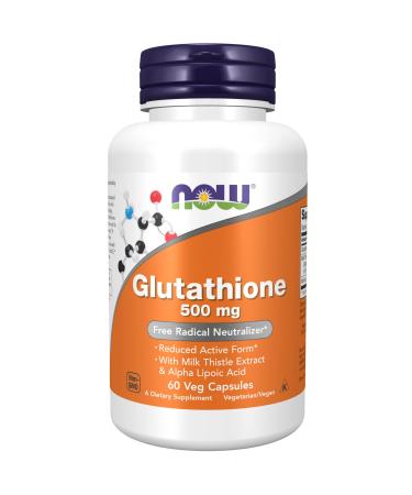 Now Foods Glutathione 500 mg 60 Veg Capsules