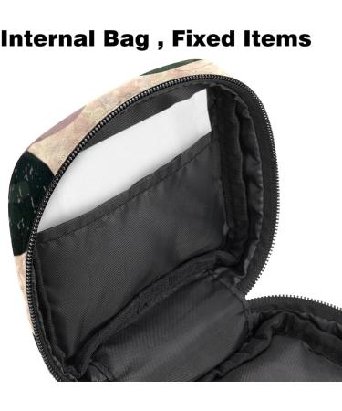 Portable Women's Binding-Storage Bags | Menstrual Cup & Tampon Pocket | Teenage Girls First Period Essentials | Retro Paris Design - Buy Online on GoSupps.com