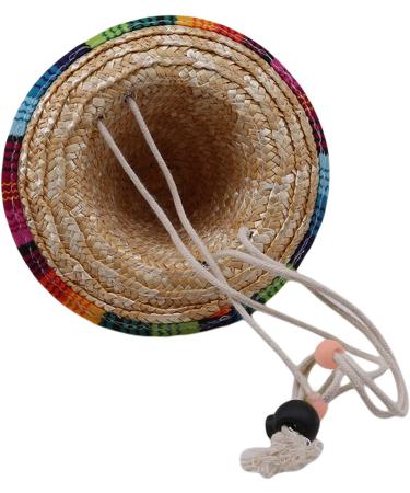 AWOCAN Pet Straw Hat Funny Mexican Sombrero Cap Party Decorations for Birthday for Small Pets/Puppy/Cat - Buy Online on GoSupps.com