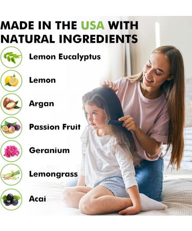 Head Hunters Lemon Lice Repellent Shampoo - 12oz Natural Daily Prevention for Kids & Adults - Non-Toxic & Chemical-Free - Buy Online on GoSupps.com
