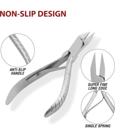 ASM Toenail Clippers Scissors & Nippers - Heavy Duty Pedicure Tools for Thick Nails Ingrown Toenails -Nail Clippers - 4.75 Straight Grip Clipper| Toe Nail Clippers for Thick Nails|Nail Cutters - Buy Online on GoSupps.com