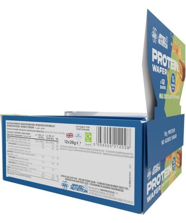 Barre prot in e Applied Nutrition Snack prot in riche en prot ines avec 10 g de prot ines par barre enrob de chocolat au lait texture l g re et croustillante (barre de 39 g) (chocolat au lait et - Buy Online on GoSupps.com