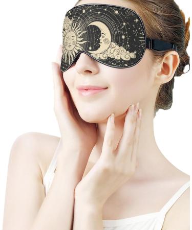 Cute Celestial Alchemy Sleep Mask - Heavenly Soft Blindfold for Zero Eye Pressure - Adjustable Strap for Travel - 1 Count - Buy Online on GoSupps.com
