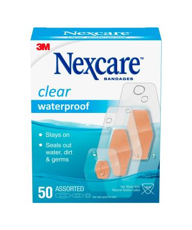 Waterproof Bandages Assorted Sizes 50 Per Box