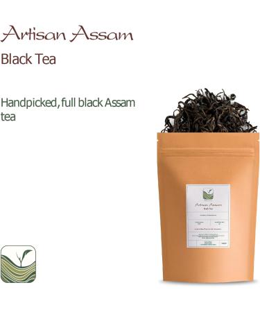 Assam Black Tea from India - Artisan Big Leaf Golden Quality - 100g - Buy Online on GoSupps.com