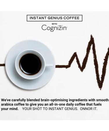 ONNOR Instant Genius Coffee Nootropic Infused Instant Coffee - Improve Focus Memory Cognitive Function and 30 Servings - Buy Online on GoSupps.com