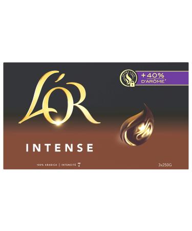 L'Or Intense Ground Coffee 3 x 250 g