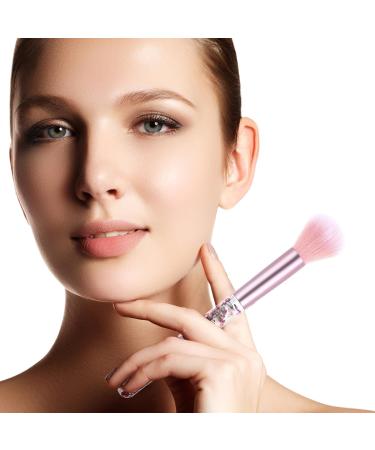 WLLHYF 7 Pack Makeup Brush Set Stylish Glitter Cosmetics Brushes Kit Professional Blending Brush with Crystal Sequins Handle for Eye Shadow Eyeliner Foundation Powder Concealer Blush Lip Women (Pink) - Buy Online on GoSupps.com