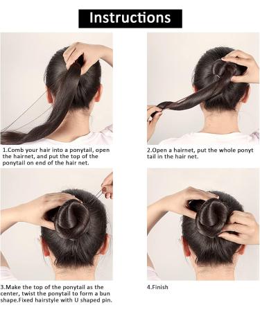 Invisible Hair Nets for Women - 30pcs Elastic Edge Mesh with 20pcs U Shaped Pins Set - Brown | Perfect for Ballet Dance and Buns - Buy Online on GoSupps.com