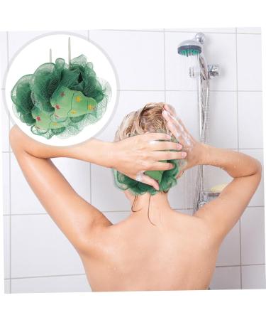 2pcs Bath Ball Set - Mesh Shower Scrubber & Exfoliating Sponge for Body Care | Nightmare Bathroom Supplies | Perfect for Gift & Xmas - Buy Online on GoSupps.com