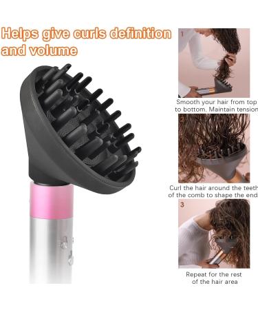 Diffuser & Adapter for Dyson Airwrap HS05 | 12x11cm Hair Dryer Attachment | Gray Diffusion Nozzle for Curly Hair Styling - Buy Online on GoSupps.com