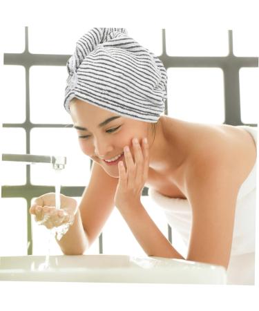 RORPOIR Coral Fleece Shower Cap Hair Drying Cap Dry Hair Turban Cap Turbans for Women Hair Cap Shower Cap for Women Shower Essentials for Women Reusable Shower Cap Head Bath Cap Hair Towel - Buy Online on GoSupps.com