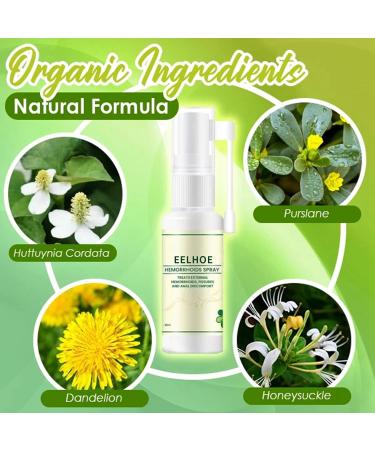 Hemorrhoids Treatment Spray for Fast Relief - 30ml | Natural Hemorrhoid Relief for Anal Itching, Bleeding, and Discomfort - Buy Online on GoSupps.com