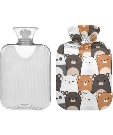 Buy Cute Panda Bear Hot Water Bottle | 2L Pain Relief & Sports Injury Relief - International Shipping Available - Buy Online on GoSupps.com