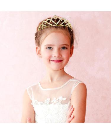 Haull 12-Piece Girls Crystal Tiara Rhinestone Crown Princess Headband Set - Colorful Alloy Hair Accessories for Birthday Parties - Pack of 1 - Buy Online on GoSupps.com