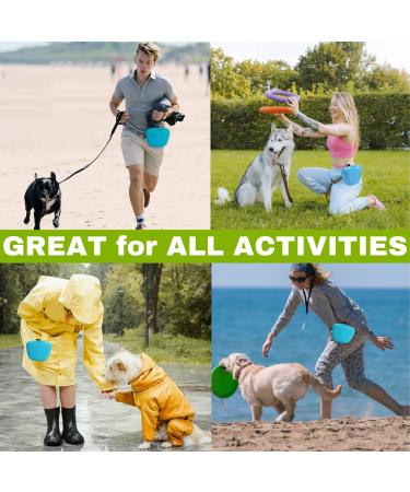 Petswoo Dog Training Treat Pouch - Clip on Dog Treat Bag - Silicone Dog Treat Pouch Small - Portable Treat Pouch for Dog Training with Waist Clip - Buy Online on GoSupps.com