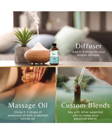 Thyme Essential Oil for Diffuser & Aromatherapy | Natural Undiluted Therapeutic Oil for Skin | Premium Grade 4 Fl Oz with Glass Dropper - Buy Online on GoSupps.com