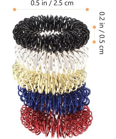 Exceart 5PCs Finger Massage Rings - Mini Acupressure & Stress Relief Tools for Finger Health - International Shipping Available - Buy Online on GoSupps.com