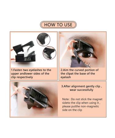 AUOCATTAIL Magnetic Eyelashes Kit - 12 Pairs 3D Dual Magnets False Eyelashes - Reusable and Natural - No Glue Needed - Buy Online on GoSupps.com