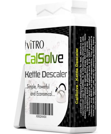 Kettle Descaler Heavy Duty Limescale Remover and Cleaner CalSolve Powder 30x Doses 150 Grams - Buy Online on GoSupps.com